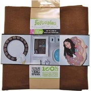 Feltables Pre-Cut Felt 36"X36"-Cocoa, Pk 3, CPE Felt