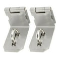 thumbnail image 3 of DOMELAY 2x2 Pieces Door Hasp latches 90 Degree Gate Locks for Desk Drawer Door Cabinet, 3 of 9