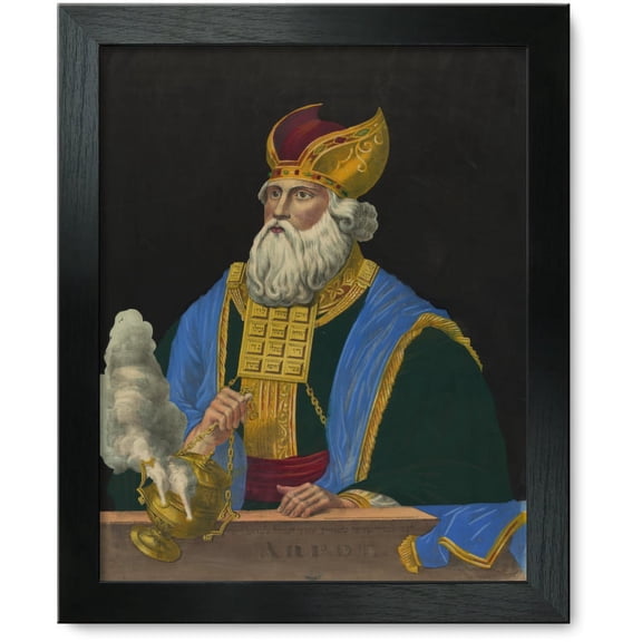 Framed Print: Aaron, 1874