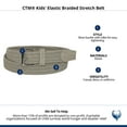 thumbnail image 4 of CTM Kids' Elastic Braided Stretch Belt, 4 of 4