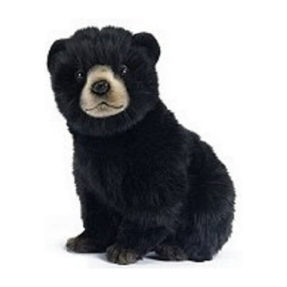 Handcrafted Cuddlers Set of 3 Handcrafted Black Bear Cub Stuffed Animals 10"