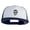 White Navy, variant on Classic 1941 Plastic Man Embroidered Flat Bill Snapback - White Black OSFM