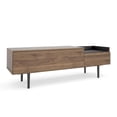 thumbnail image 3 of Mesa para TV Alterego Unit Nogal y Negro, 3 of 4