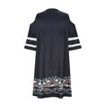 thumbnail image 3 of Birdeem Robe d'Été Imprimée à Col en V pour Femmes, Décontractée, Ample, Manches Courtes, 3 of 8