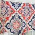 thumbnail image 6 of RLF Home 100% Cotton Coventry Regal  Fully lined Windows Rod Pocket Valance 50" x 17"  Navy, 6 of 6