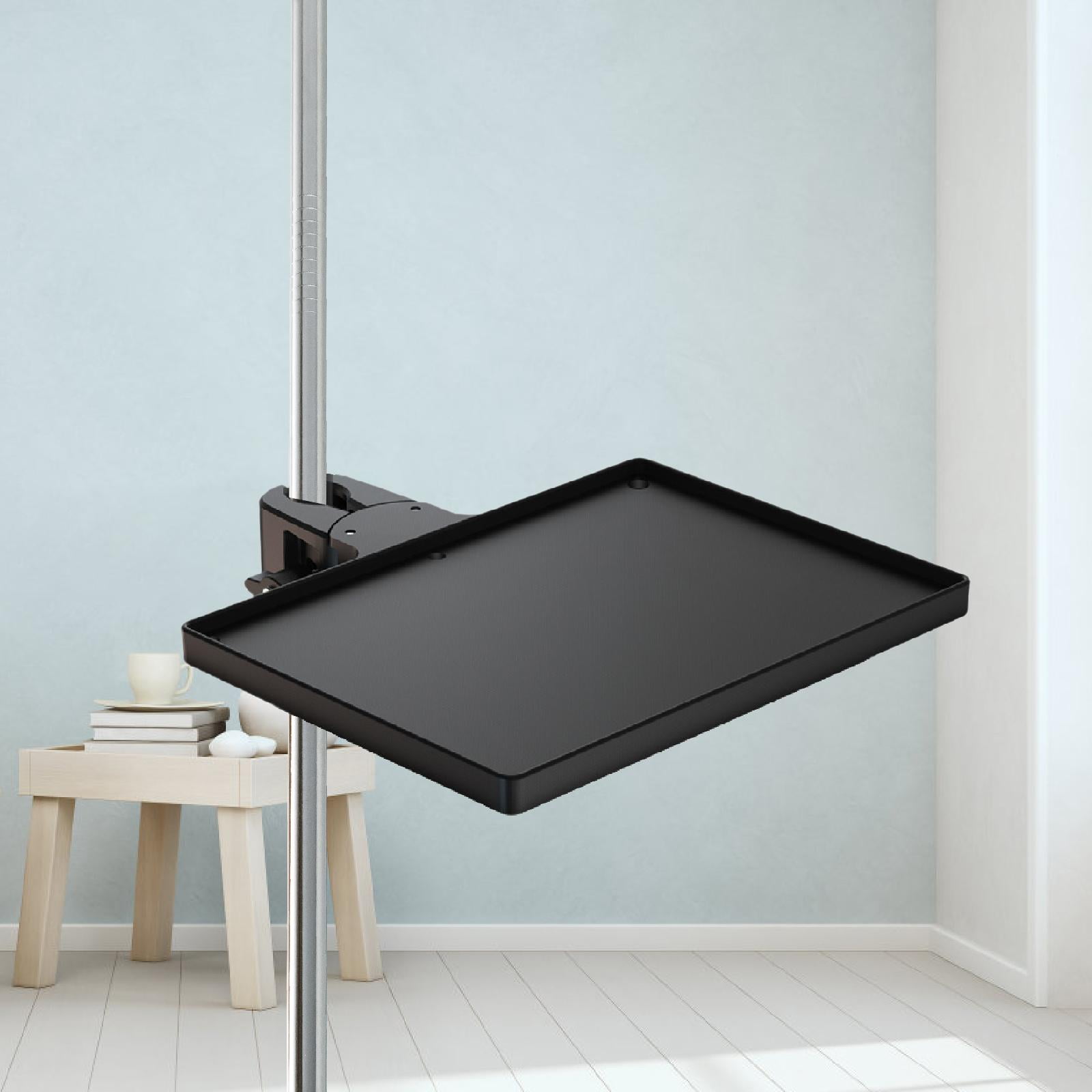 1 Universal Microphone Stand Tray Height Adjustable Plastic Shelf for Live Broadcast and Performance