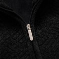 thumbnail image 6 of Yanghang Men's Casual Winter Standing Collar Long Sleeved Hooded Zipper Jacket Long Sleeve Hoodless Casual Outwear Jackets Zip-up Jacket On Clearance, 6 of 6