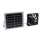 thumbnail image 3 of Kit de ventilador con panel solar, panel solar de silicio monocristalino de 10 W y ventilador de escape para gallinero de casa de mascotas, 12 V, 3 of 5