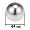 thumbnail image 2 of Uxcell Billes de Roulement en Acier Inoxydable 304 Matériel de Précision G100 7mm /0.28 Pouces, 2 of 3