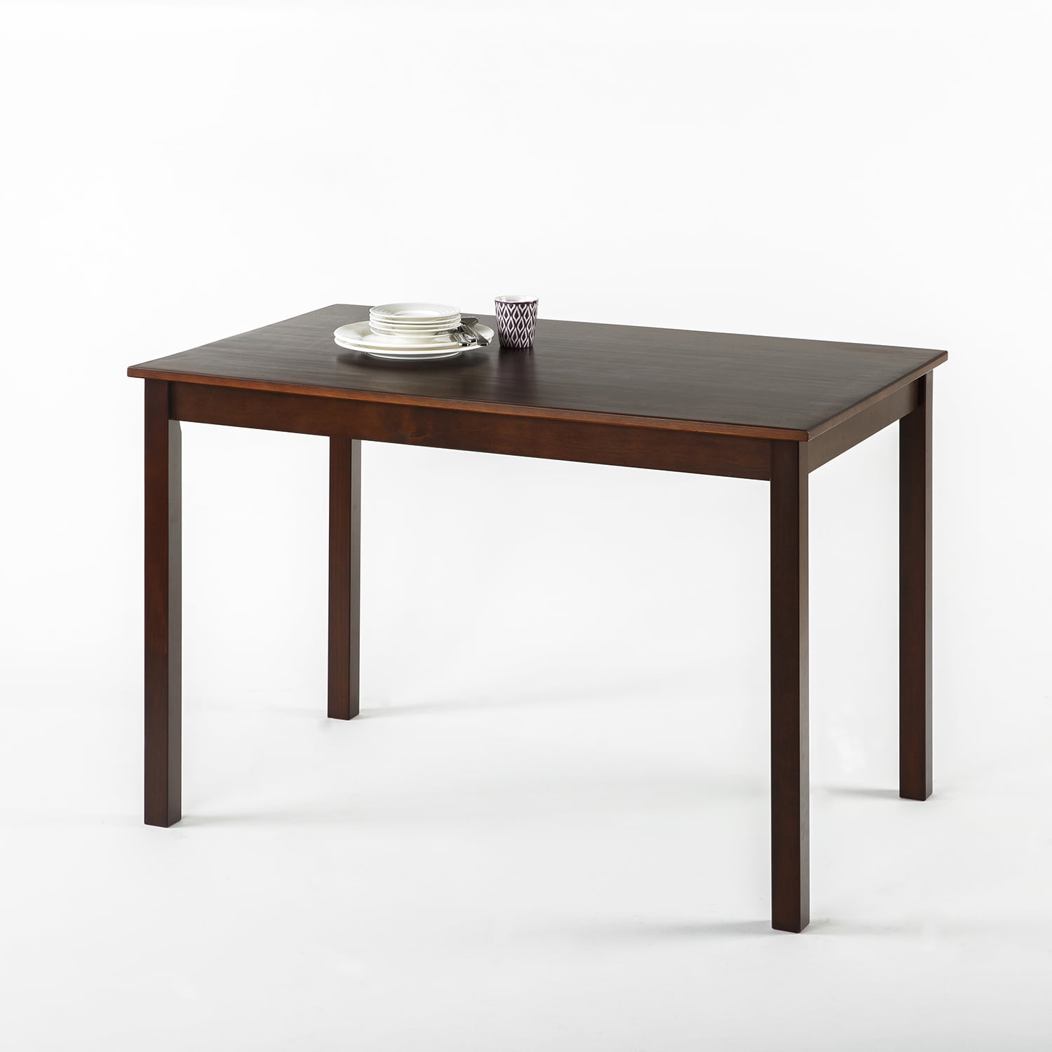 Elm & Oak Juliet 45" Indoor Wood Dining Table, Brown