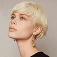 thumbnail image 3 of 613 Pixie Cut Wigs Human Hair Glueless Full Machine Made Wig 150% Density Honey Blonde Straight Wavy Short Wigs with Bangs None Lace Front Wig Rose Net Cap for Party Cosplay Daily Use, 3 of 8