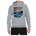 thumbnail image 2 of Ford GT American Horse Power Mustang | Mens Cars and Trucks Hooded Sweatshirt Graphic Hoodie, Heather Grey, Small, 2 of 4