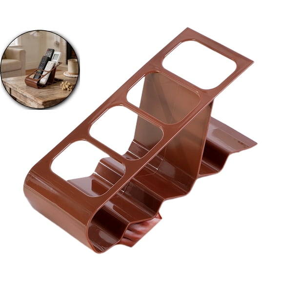 Remote Control Holder, 4 Compartments TV Remoter Caddy Desktop Organizer Holder Storage Fits TV Remotes, Media Controllers, Office Supplies