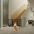 thumbnail image 4 of YYAo Dog Gate, Pet Gate Indoor Dog Fences,The Wooden Dog Fence Walnut, 4 of 13