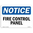 thumbnail image 1 of SignMission OS-NS-A-1218-L-12557 12 x 18 in. OSHA Notice Sign - Fire Control Panel, 1 of 1