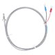 thumbnail image 2 of Sensor de termopar WRNT‑02 Tornillo de rosca M8 Cable rojo negro Sonda de temperatura de tornillo tipo K VoborMX herramienta, 2 of 8