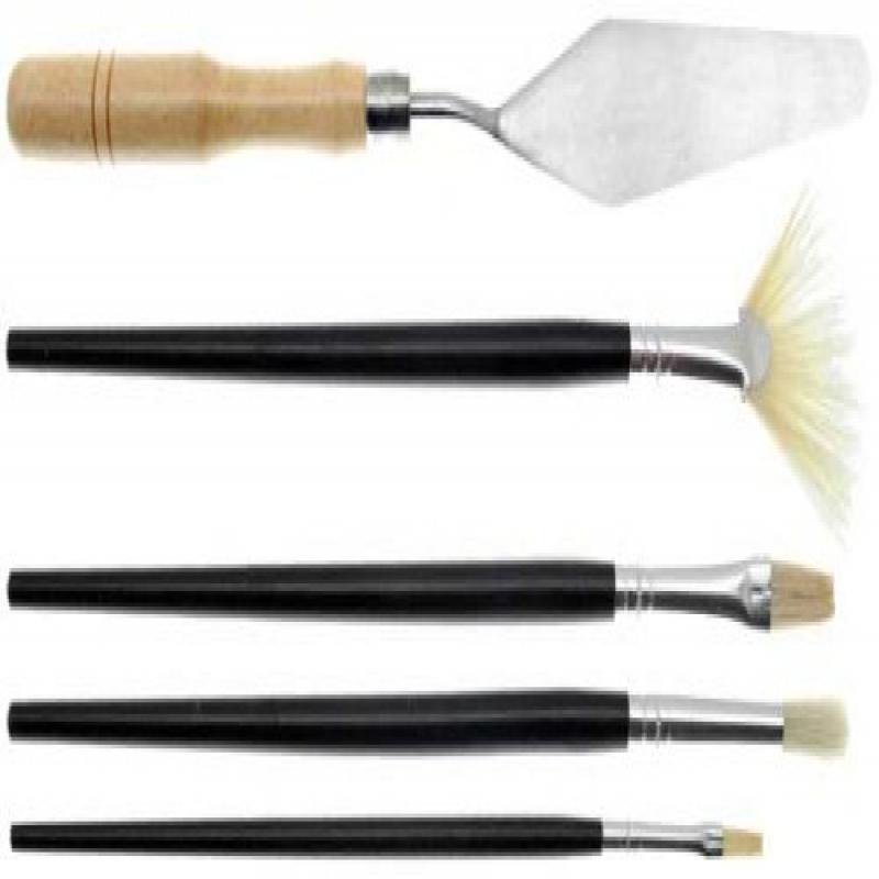 Paint Brush Set With Spatula Art Sculpting Acrylic Oil Paintings