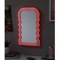 thumbnail image 6 of Urban Shop 16.5" Color Changing LED Groovy Wall Mirror, 6 of 12