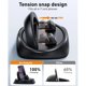 thumbnail image 3 of Soporte ajustable para teléfono móvil para salpicadero: diseño con resorte, giratorio en 360°, compatible con iPhone/Samsung y otros dispositivos Android, 3 of 7