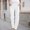 White, variant on SNKSDGM Women's Plus Beach Pants for Women 2025 Vacation Linen Pants Women Summer Slit Women High Waisted Wide Leg Pants Casual Drawstring Elastic Trousers Comfy Straight Leg Long Pants with Pockets