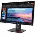 thumbnail image 6 of Lenovo ThinkVision T27QD-40 27" Class WQHD LED Monitor - 16:9 - Eclipse Black (64aagar2us), 6 of 8