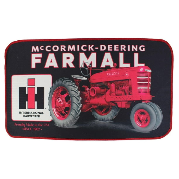 Case IH IH McCormickDeering Farmall M Tractor Door Mat, 30in x 17.75in