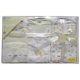 thumbnail image 1 of Bambini Baby Unisex Yellow Pastel Cotton Interlock 10-Pc Boxed Gift Set, 1 of 2