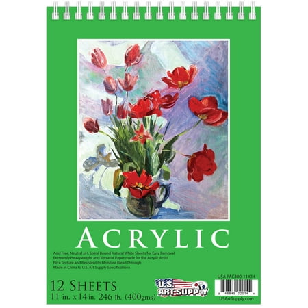paper acrylic painting pad heavy extra weight premium sheets supply carle textures eric learn paint