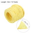 thumbnail image 2 of Uxcell Raffia Paper Craft Rope Packing Rope 13 Yards Twisted Paper Yellow, 2 of 5