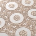 thumbnail image 3 of Mantel de encaje bordado retro para decoración de fiestas, dorado, 150 x 100 cm Dorado 150x100cm, 3 of 9