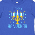 thumbnail image 4 of Inktastic Happy Hanukkah with Menorah and Stars Boys or Girls Baby T-Shirt, 4 of 5