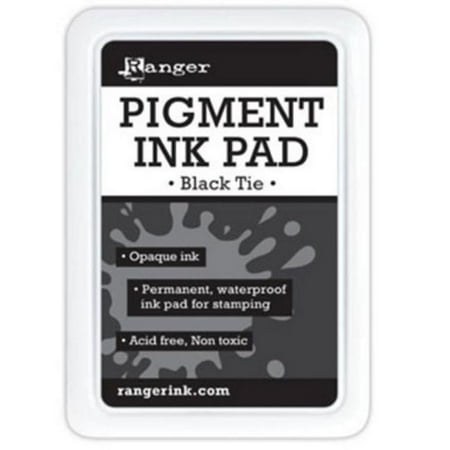 UPC: 0789541043065 | Ranger RPP-43065 Pigment Ink Pads – Black Tie