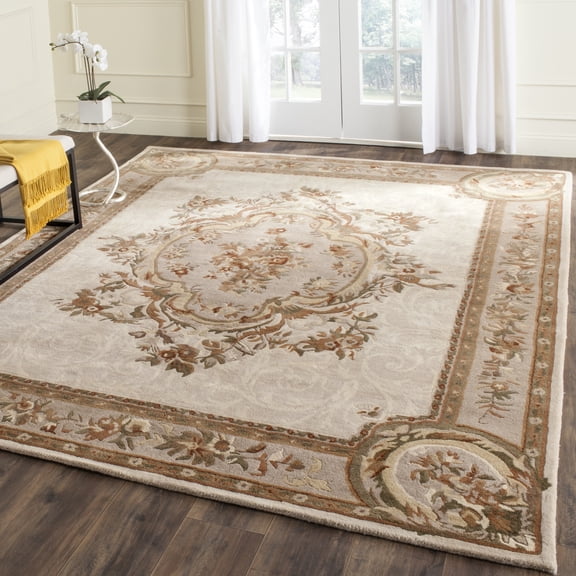 Safavieh Empire Bethanie Oriental Wool Area Rug, Ivory/Light Gray, 8'3" x 11'
