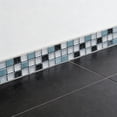 thumbnail image 2 of 2 Rolls, Wallpaper Border - 4*94.5" Long, PVC Mosaic Wall Border, Self Adhesive Wallpaper Borders for Bathroom Kitchen Entryway Modern Paper Walls Decor, 2 of 7