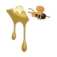 thumbnail image 1 of Pendientes asimétricos con carácter de abeja y miel de goteo de plata esterlina S925, 1 of 4