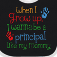 thumbnail image 4 of Inktastic Principal Like Mommy Boys or Girls Baby Bib, 4 of 4