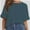 Heather dark blue, variant on Women's Oversized T Shirts Short Sleeve Crewneck Summer Tops Casual Loose Basic Tee Shirts Trendy Clothes