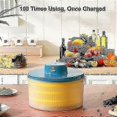 thumbnail image 4 of 2025 Electric Salad Dehydrator, Electric Drain Basket for Fruits Vegetables Washing, 1pcs, 4 of 5