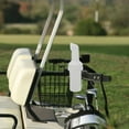 thumbnail image 1 of HAMPPLIES White Golf Cart Accessory Sand Bottle Sturdy Plastic Rattle Proof Holder for Course, 1 of 8