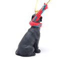 thumbnail image 2 of 1 X Great Dane Miniature Dog Ornament - Uncropped Ears - Black, 2 of 2