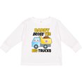 thumbnail image 3 of Inktastic Daddy Drives The Big Trucks with Dump Truck Boys or Girls Long Sleeve Toddler T-Shirt, 3 of 5