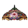 thumbnail image 3 of CHLOE Lighting ZYGO Tiffany-style 2 Light Dragonfly Table Lamp 19" Shade, 3 of 5
