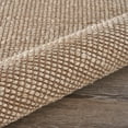 thumbnail image 5 of LR Home Natalie Pria Tan/Off-White Grid Transitional Jute Blend Area Rug, 5' x 7'9", 5 of 6