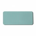 thumbnail image 1 of Geometric Computer Mouse Pad, Abstract Latticework with Involuted Round Shapes and Four-Petal Flowers, Rectangle Non-Slip Rubber Mousepad X-Large, 35" x 15", Pale Grey and Teal, by Ambesonne, 1 of 2