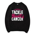 thumbnail image 4 of Bibifish Sweatshirts For Women Cancer Letter Print Fall Soft Crewneck Sweatshirts Casual Long Sleeve Pullover Tops, 4 of 4