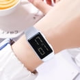 thumbnail image 3 of Square Men's and Women's Leisure Sports Digital Watch Multifunctional Sports Watch Digital Dial Waterproof LED Watch Fashion Minimalist Design, 3 of 7
