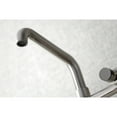 thumbnail image 4 of Kingston Brass KS823SN Concord Two-Handle Wall-Mount Kitchen Faucet, Brushed Nickel, 4 of 5