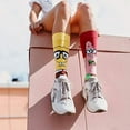 thumbnail image 3 of Cool Socks – Pencil and Paper Crew Socks for Big Kids 7–10 Years – Fun School Gift, Colorful, 3 of 6