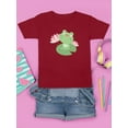 thumbnail image 3 of Cute Frog On A Water Lily Leaf T-Shirt Juniors -Image by Shutterstock,  Medium, 3 of 4