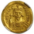 thumbnail image 1 of Byzantine Gold Emperor Phocas (602-610 AD) Ch XF NGC, 1 of 3